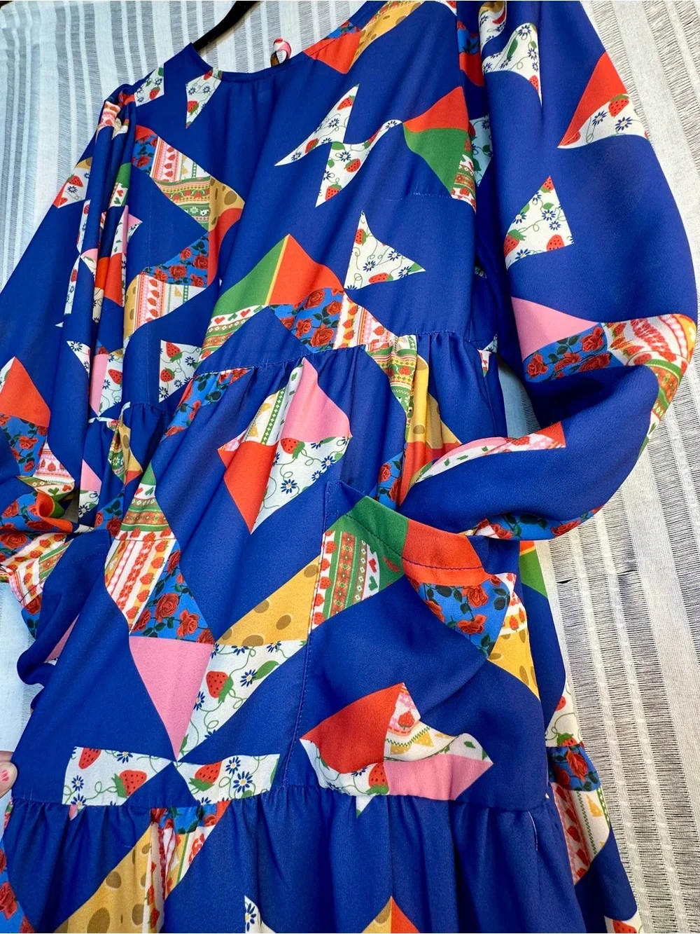 Lisa Says Gah Maxine Midi Dress Alpine Quilt - Picture 7 of 12